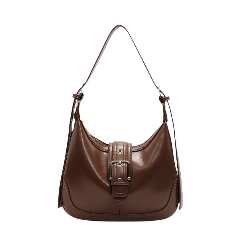 Retro Pu Soft Leather Women's Bags, New Autumn and Winter Versatile Messenger Bags, Fashionable One-shoulder Underarm Bags for Women