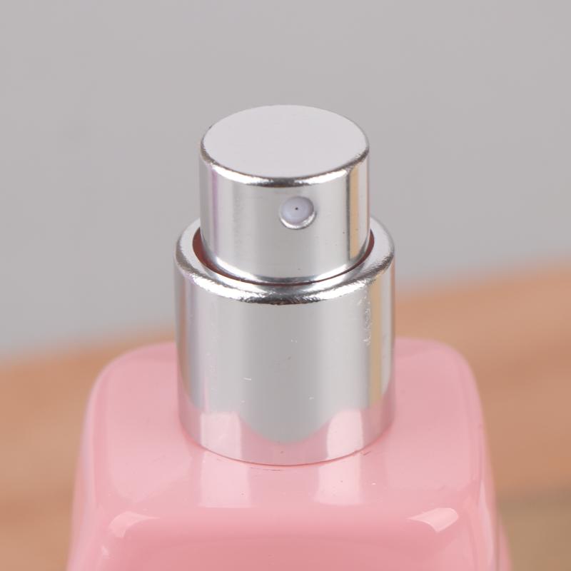 1 ks 30ml plnitelná lahvička na parfémový sprej skleněná prázdná přenosná lahvička na parfém pro ženy makronková nádobka na hydrataci make-upu