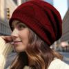 Winter Hats Fashion Knitted Hat Men Women Streetwear Solid Color Bonnet Caps Keep Warm Autumn Winter Lightweight Hat