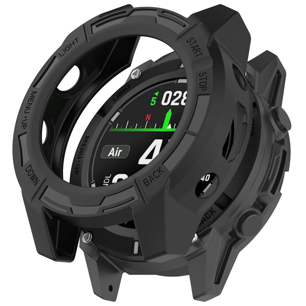 Watch Case for Garmin Descent G2/G1/G1 Solar/G1 Solar Letel Soft TPU Hollow Shockproof Bumper Frame