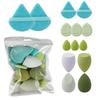 14PCS Set Makeup Sponge Professional Powder Puff for Foundation Blending Cosmetic Tools Beauty Accessories Soft Sponge