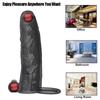 Erwachsene Sex Spielzeug Penis Vibrierende Kondome Erweiterung Männer Wiederverwendbare Dick Kondom Vibrator Penis Sleeve Sex Spielzeug für Paare