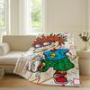 Fun Cartoon R-Rugrats-S Cute Blanket Warm Soft Suitable For Bedroom Sofa Bed Living Room Office Travel Camping Gifts