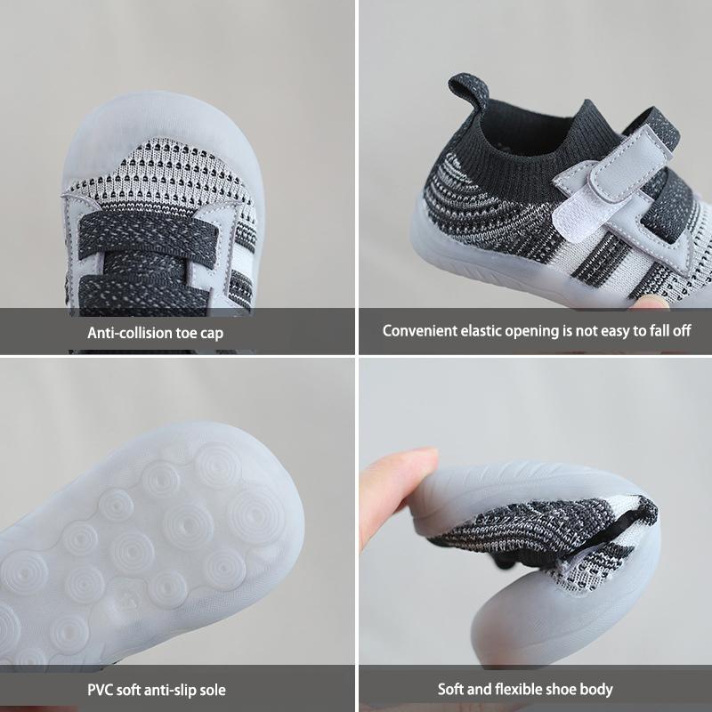 Kinder FreizeitsportSchuhe Netz Atmungsaktiv Jungen Mädchen Laufschuhe Weiche Sohlen Anti-Rutsch Baby Lauflernschuhe Baby Sportschuhe