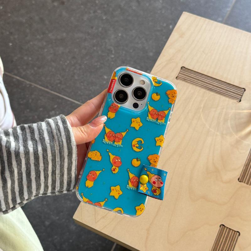 Knitted Cartoon Starman Phone Case for iPhone 13/14 Pro Max