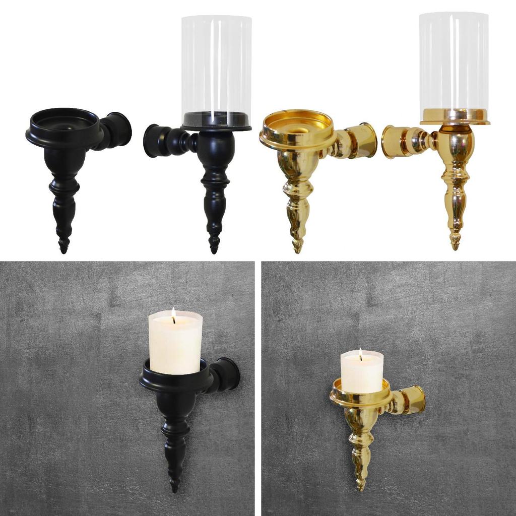Wall Mounted Candle Holder Centerpiece Candle Sconce for Hotel Hallway Porch