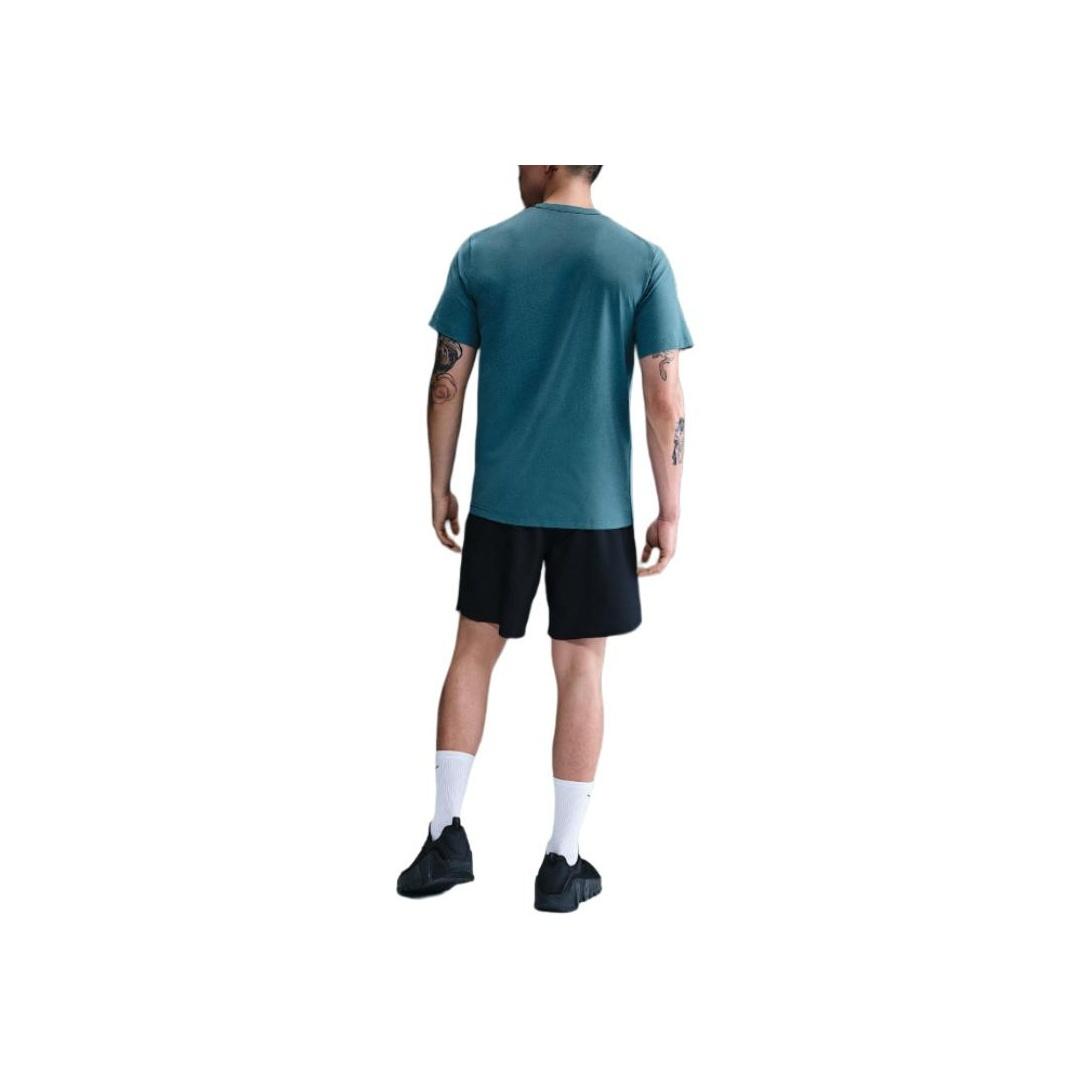 

Nike Hyverse Dri-Fit UV Простая Удобная Футболка-Пуловер с Коротким Рукавом Мужские Топы Дымчато-Голубой HQ7988-006 M