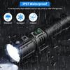 Super Bright Rechargeable Flashlight 1200000 High Lumens,Led Powerful Flashlights with 6 Modes,High Powered Flashlight with IP67 Waterproof,Tactical