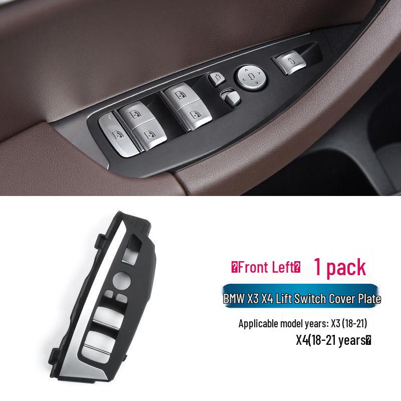 Fits BMW X3 X4 (2018-2023) Door Window Lifter Trim Panel, G01/G08 Inner Door Switch Cover Plate