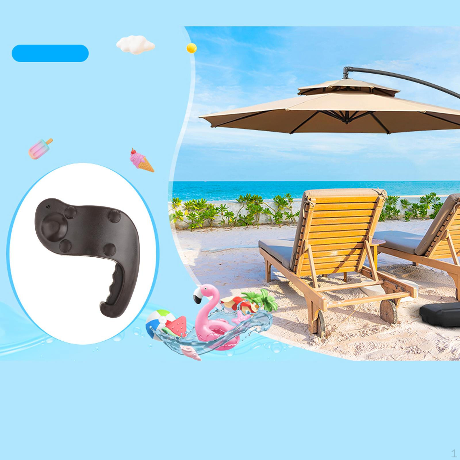 

Аксессуар для патио-зонтика Насадка-парасоль Легкая установка Прочные запасные части коричневый