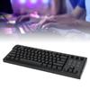 USB Wired Mechanical Keyboard 75 78 Key Layout 6 LCD Programmable Keys Red   RGB Backlit Hot Swap Keyboard for PC Gaming