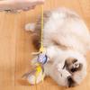 Pouncing Cat Toy Chirping Bird Interactive Simulation Electric Touch Activated Hunting Instinct Plush Teaser for Indoor Cats And Dogs Sounds