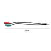 For Earphone Headphone Jack 3.5mm Female 3.5mm Male Mic Audio Cable Y Splitter Cable AUX Cable Cable Converter Cable Adapter