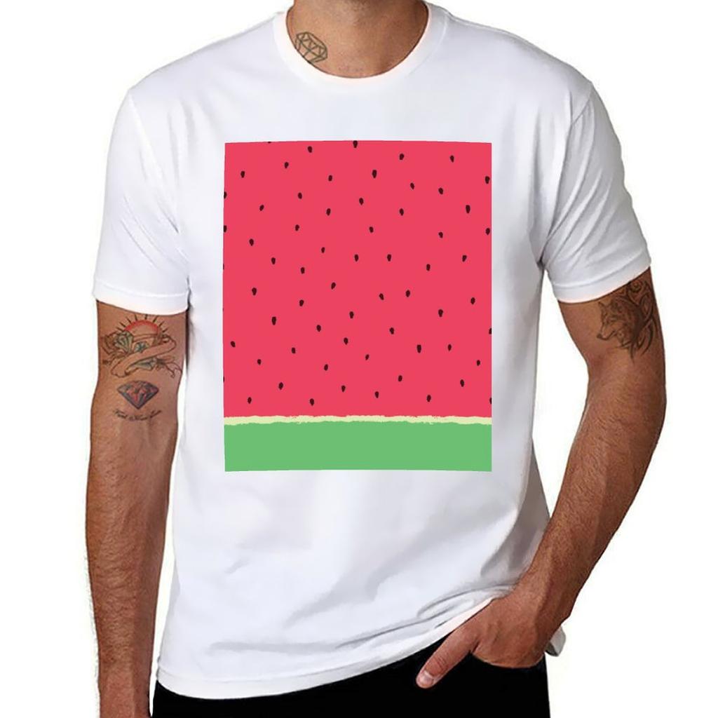 Watermelon Time Tshirt Relaxed Casual Short Sleeve Tee Tshirt