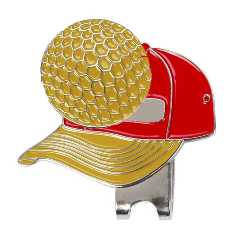 Magnetic Golf Hat Clips Golf Ball Marker Holder for Golf Gloves Hats Bags Hat Visors Belt Easy to Stick on & off
