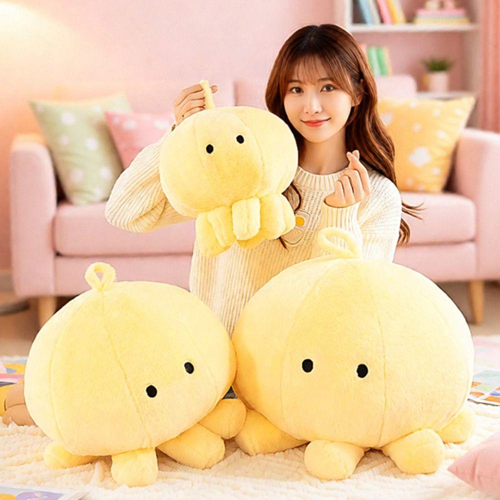 Bedroom Sofa Yellow Octopus Plush Toy Home Decoration Octopus Throw Pillows Children's Pillow Toys