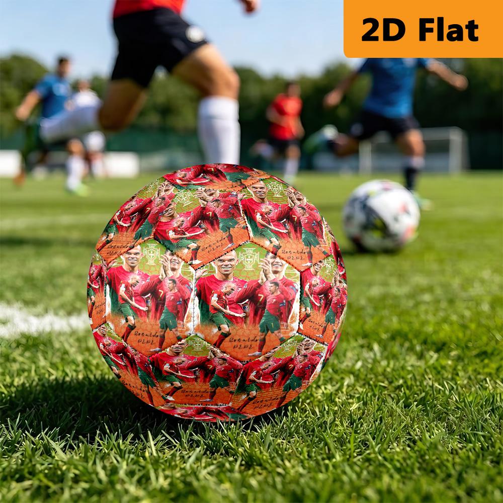 """Lebendiger brasilianischer Fußballgeist" Fußball Geeignet für Training und Wettkampf Outdoor-Sport Sehr elastisch Verschleißfest und rutschfest"""