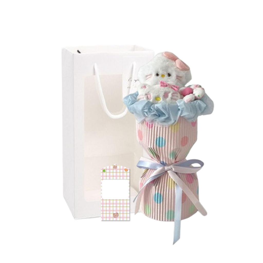 Cute Plush Bouquet, Approximately 26cm, Perfect As a Gift for Birthdays, Friends, Children, Anniversaries, Mother's Day, Weddings, Entrance