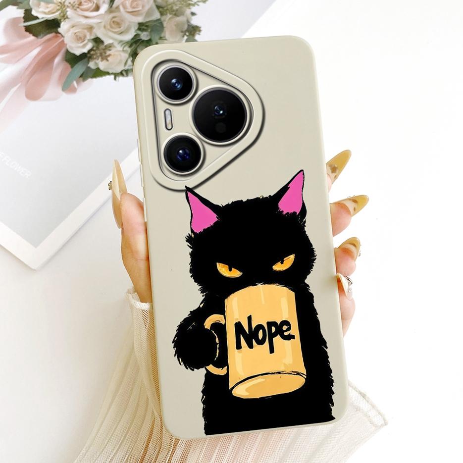For Huawei Pura 70 Pro Case Pura70 Pro+ New Flowers Candy Painted Cover Soft Silicone Phone Case For Huawei Pura 70 Ultra Fundas