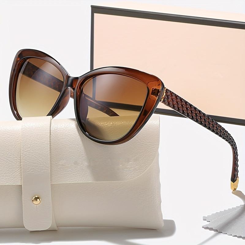 INS Vintage Cat Eye Sunglasses Women Flower Frame Gradient Sun Glasses Female Brand Designer Retro Shades Fashion Oculos De Sol