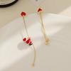 Fashion Christmas Tree Climb Santa Claus Earrings Snowflake Drop Dangle Tassel Women Christmas Jewellery Gift