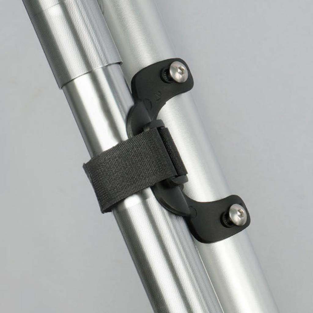 Fahrradpumpenhalter Pumpenhalterung Doppelmund Luftzylinderklemmen Fahrradpumpenhalter Halterung für Pumpen mit 2,4-2,6 cm Durchmesser