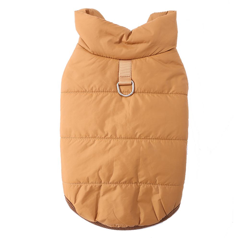 

Зимняя одежда для собак средних и маленьких собак, кошек, ветрозащитная, теплая, с D-образным кольцом, флисовая куртка для щенков, чихуахуа, йоркширский терьер, костюм для домашних животных XS жёлтый