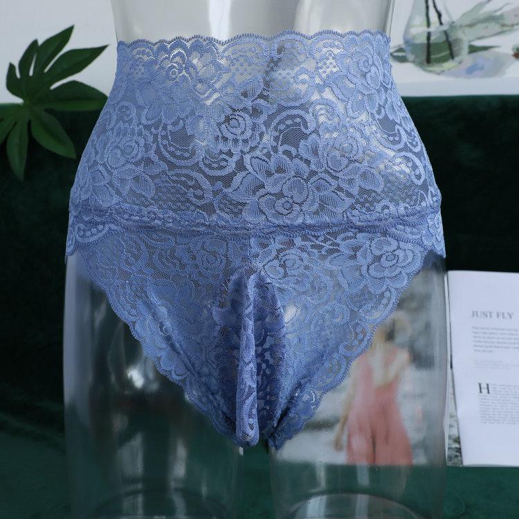 Hohe Taille Spitze Unterwäsche Herren, mit jj Set Unterwäsche, Tasche integriert ultra-dünn transparent Sex Slips