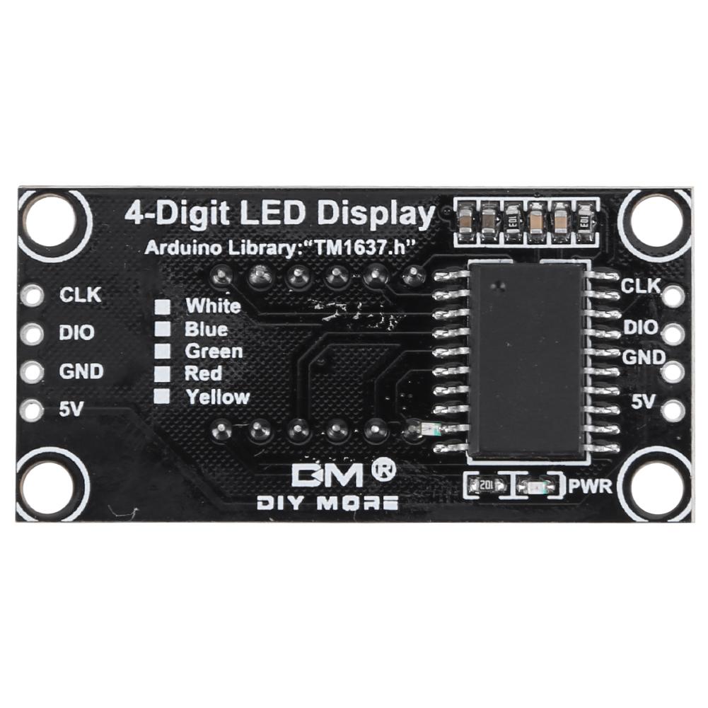 TM1637 Clock Module 4 Digit Digital Indicator Tube 7 Segment Digital LED Module