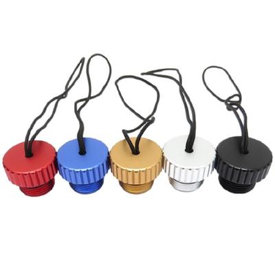 Dive Tank Cover with Cord Scubas Diving Tank Valves Threaded Cover Dust Plug Cap