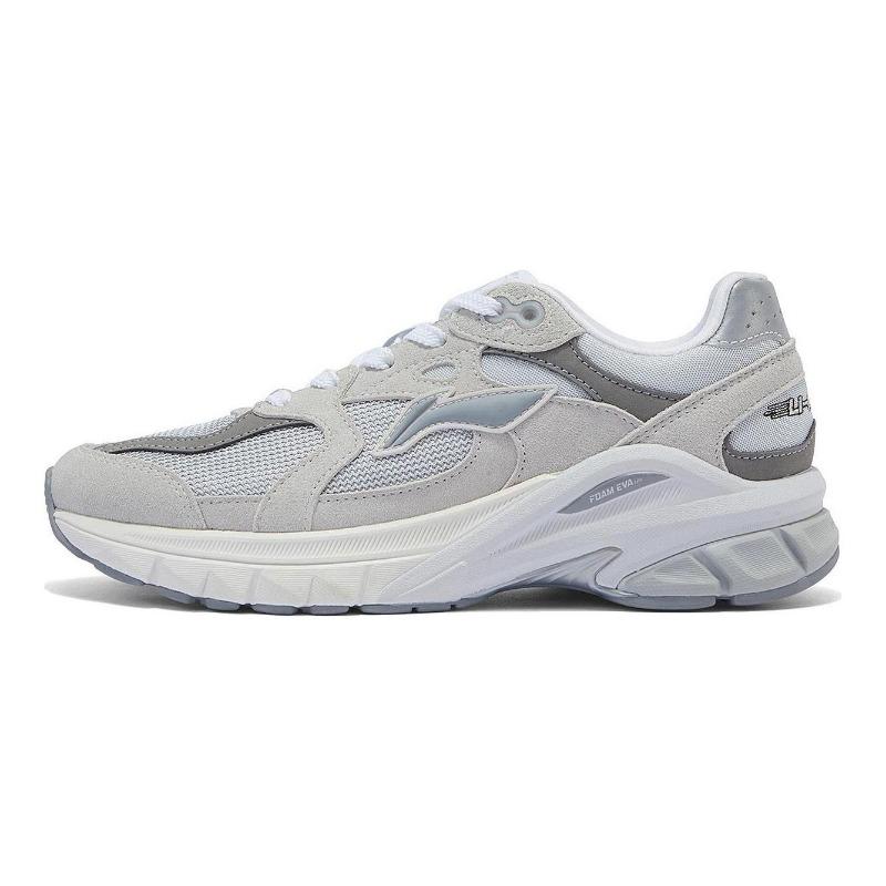 Женские повседневные кроссовки Li-Ning Liejun Runner низкие серые удобные износостойкие AZGT012-2 35.5