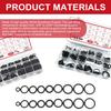 279PCS 18 Sizes Rubber Air Conditioning O Rings Universal Car Auto Repair Tools Refrigerant Ring Sets with Plastic Box