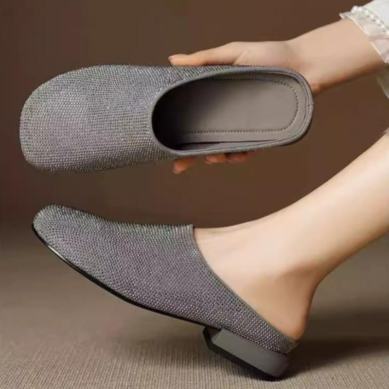 Fashion 2025 New Baotou Half Slippers Women Wear Summer Fashion Sandals and Slippers Slip-ons