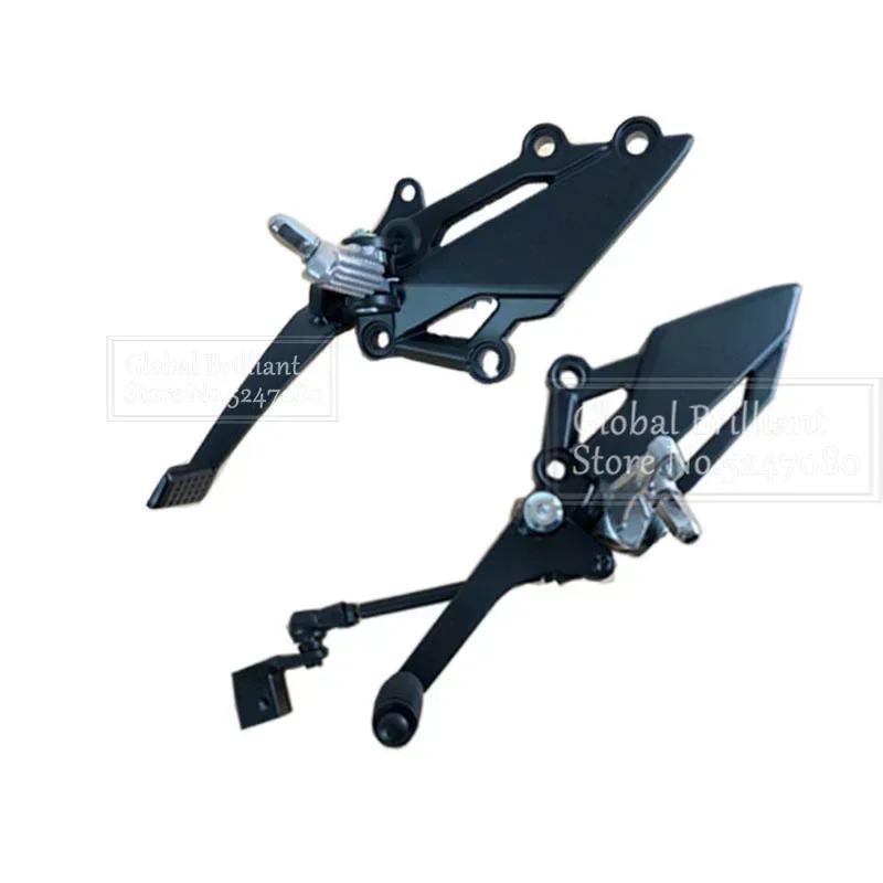 2x Motorcycle Shift Lever Frontset Foot Peg Bracket Footrest Pedal Shifter Racing For KAWASAKI NINJA 300/250/R Z250 Z300 EX250