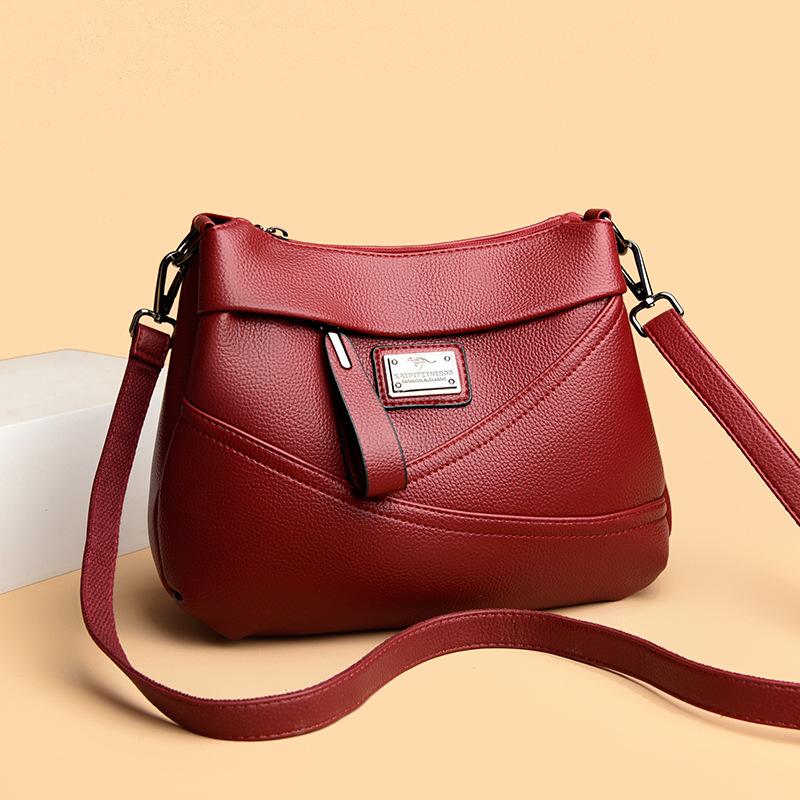 Módní crossbody taška Velkokapacitní taška přes jedno rameno pro matky a babičky Jednoduchá taška