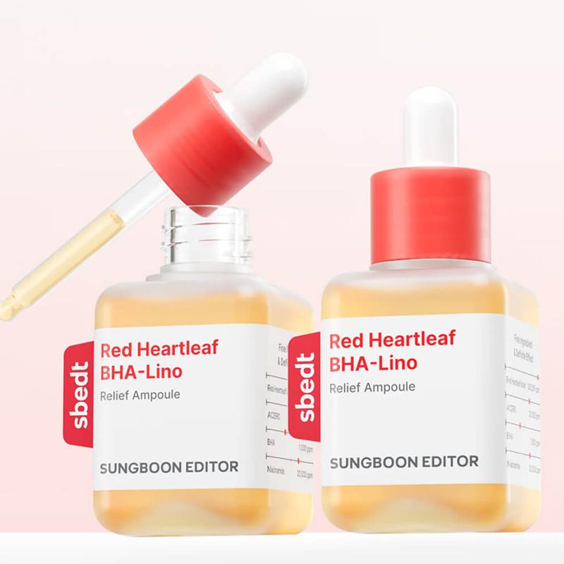 SUNGBOON EDITOR Red Heartleaf BHA-Lino Relief Ampoule 40ml