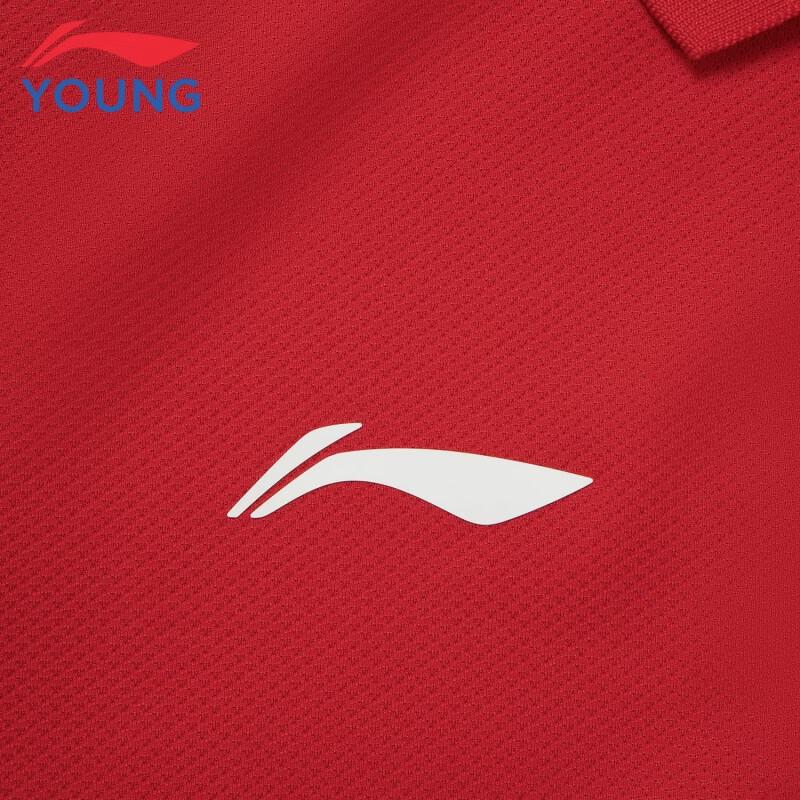 LI-NING Kids Professional Soccer Polo Shirt