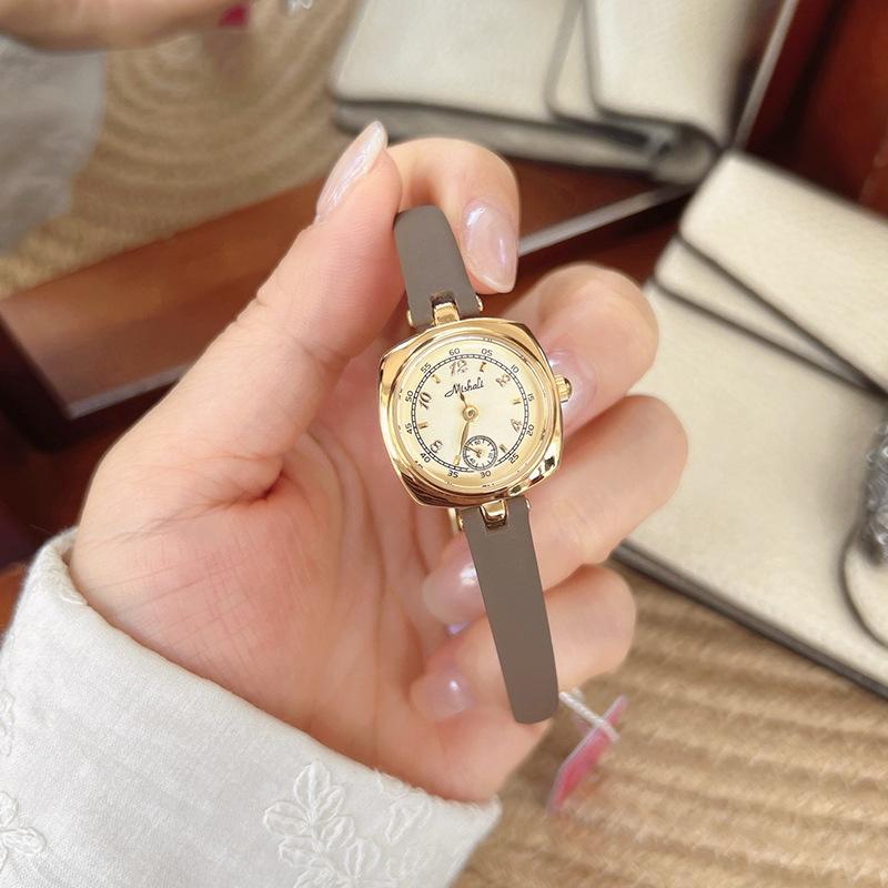 Small Dial Watch Watch Belt Women'S Fashion Separate Dial Small Seconds