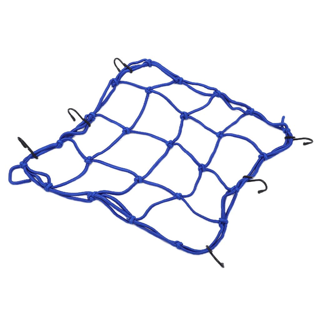 Cargo Net Nylon Tough Elastic Luggage Net with Hooks for Road Mountain Bicycles Motorcycles