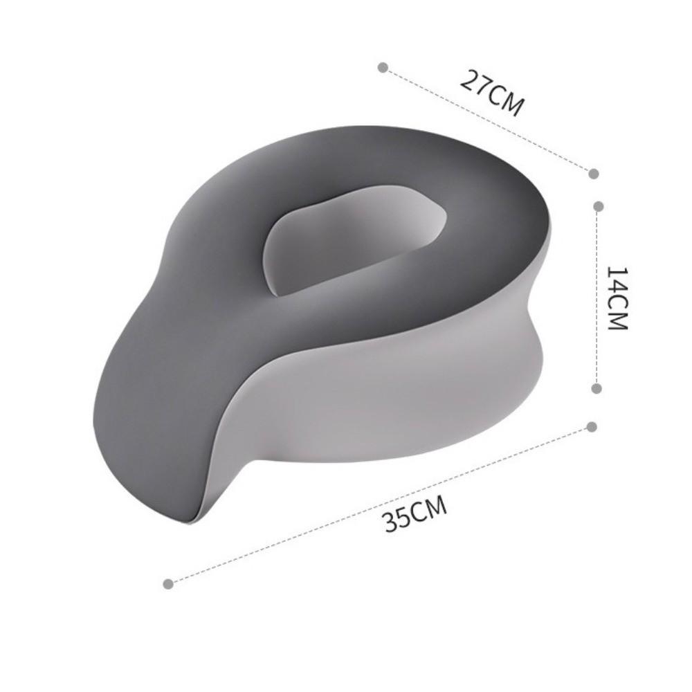 Breathable Memory Foam Pillow Ergonomic Shape Soft Face Rest Support Pillow Supportive Structure Comfortable Support