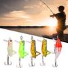 5PCS With Hook Grasshopper Fishing Lure Mini Grasshopper Bait Crankbait Fishing Lures  Trout Fishing