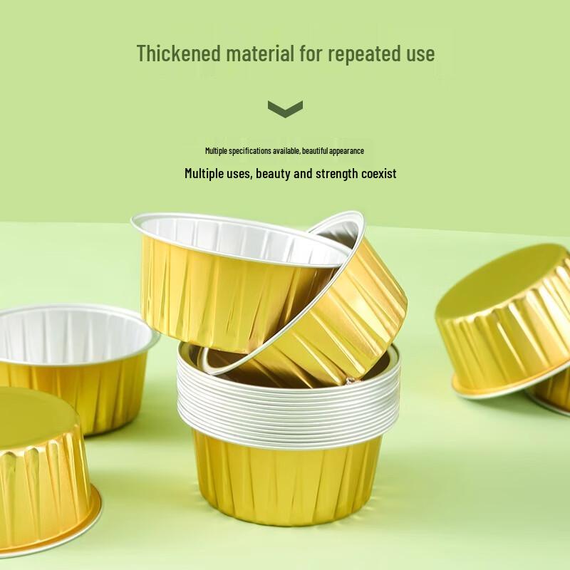 Disposable Round Aluminum Foil Baking Bowls with Lids