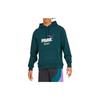 Puma X Butter Goods Logo Potisk Volná Mikina Unisex Vrcholy Jezerně Zelená 532438-40