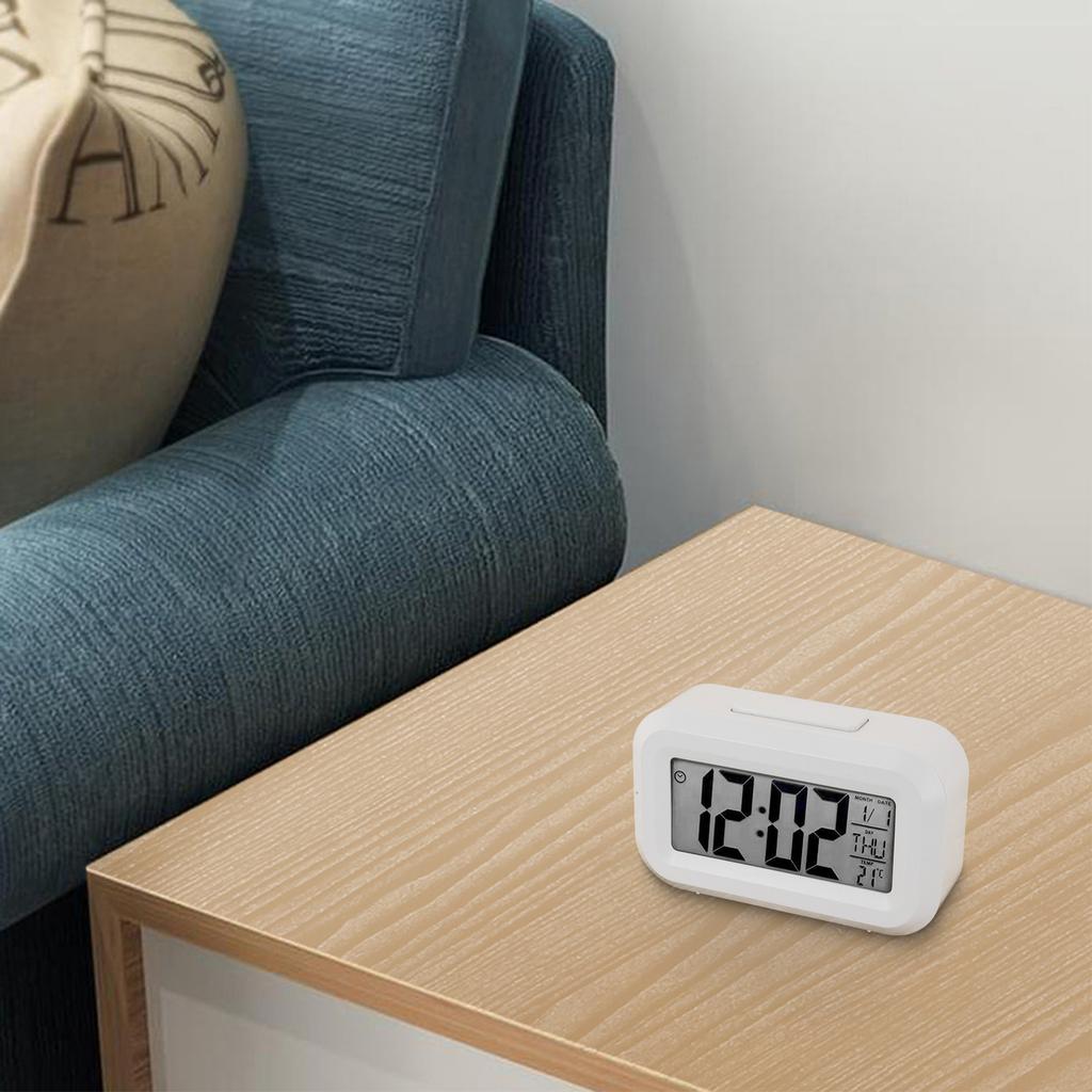 Alarm Clock Digital Alarm Clock 9*2.5*5.5 Cm Date Temperature Display Snooze Mode For Home/Office Household Supplies