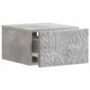 Wall Mounted Side Table 2 pcs Concrete Grey 34.5 x 33 x 20 cm