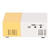   Projector 1080p Diffuse Reflection Imaging Support 23 Languages HD Projector with Spkers Yellow