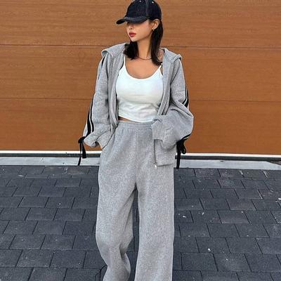 A New Autumn Collection of Sporty, Fashionable and Casual College-style Hoodie Jackets for Women