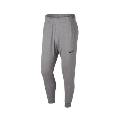 Logo Print Elastic Cuff Casual Pants Men Bottoms Gray AT5697-084