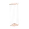 Stuffed Animal Storage Organizer Wooden Length Adjustable Hanging Corner Plush Toys Holder with