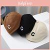 For Hat Cletter Embroidered Beret Baby Solid Color Hip Hop Toddler Artist Painter Cap Spring Summer Cotton Kids Newsboy Caps